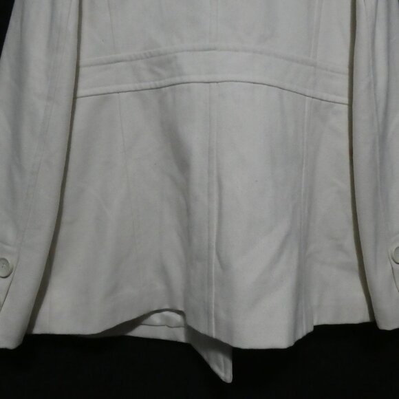 ESPRIT | large | Ivory Pea Coat | Dry Clean Only - Picture 14 of 15